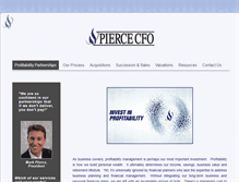 Tablet Screenshot of piercecfo.com